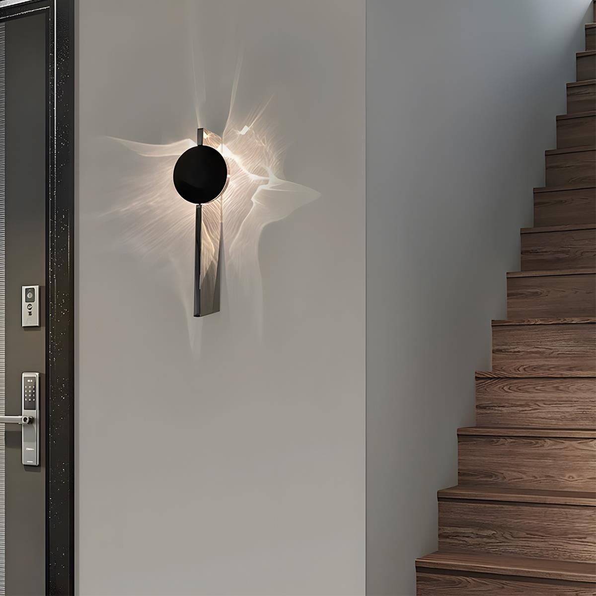 Modern Minimalist Water Waves Rotatable LED Wall Sconce - Flyachilles