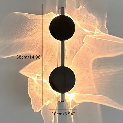 Modern Minimalist Water Waves Rotatable LED Wall Sconce - Flyachilles