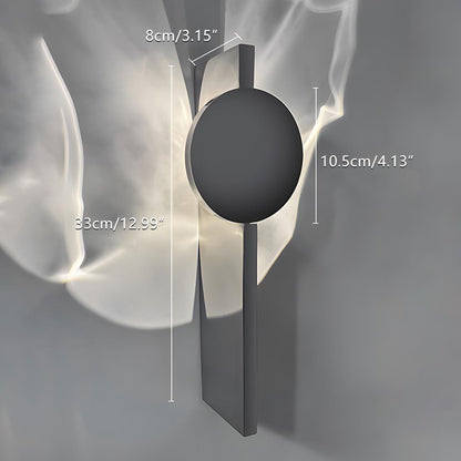 Modern Minimalist Water Waves Rotatable LED Wall Sconce - Flyachilles