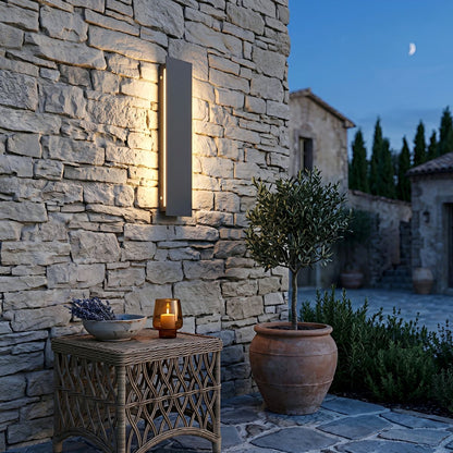 Modern Minimalist Waterproof Long Strip LED Outdoor Wall Light - Flyachilles