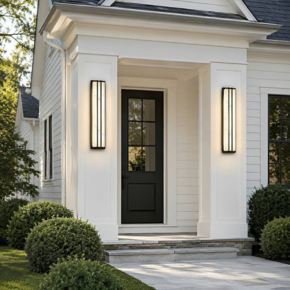 Modern Minimalist Waterproof Rectangular LED Outdoor Wall Light - Flyachilles