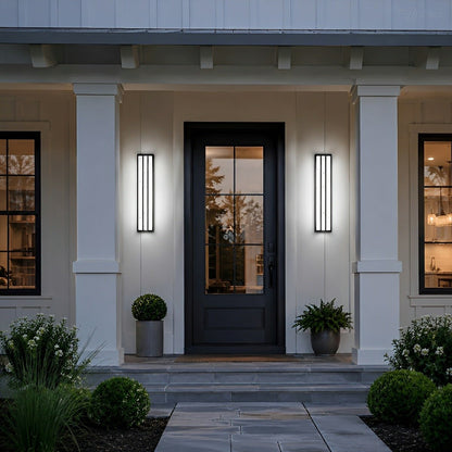 Modern Minimalist Waterproof Rectangular LED Outdoor Wall Light - Flyachilles