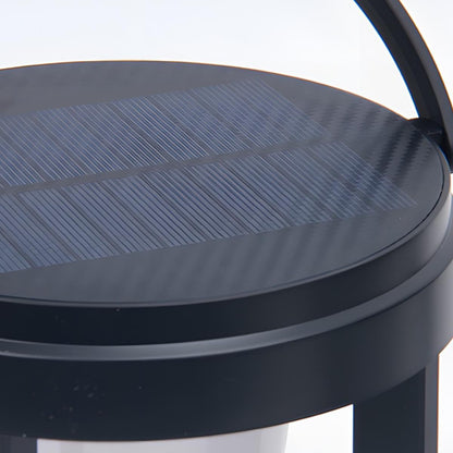 Modern Minimalist Waterproof Solar LED Outdoor Lantern Tabletop Lamp Rechargeable - Flyachilles