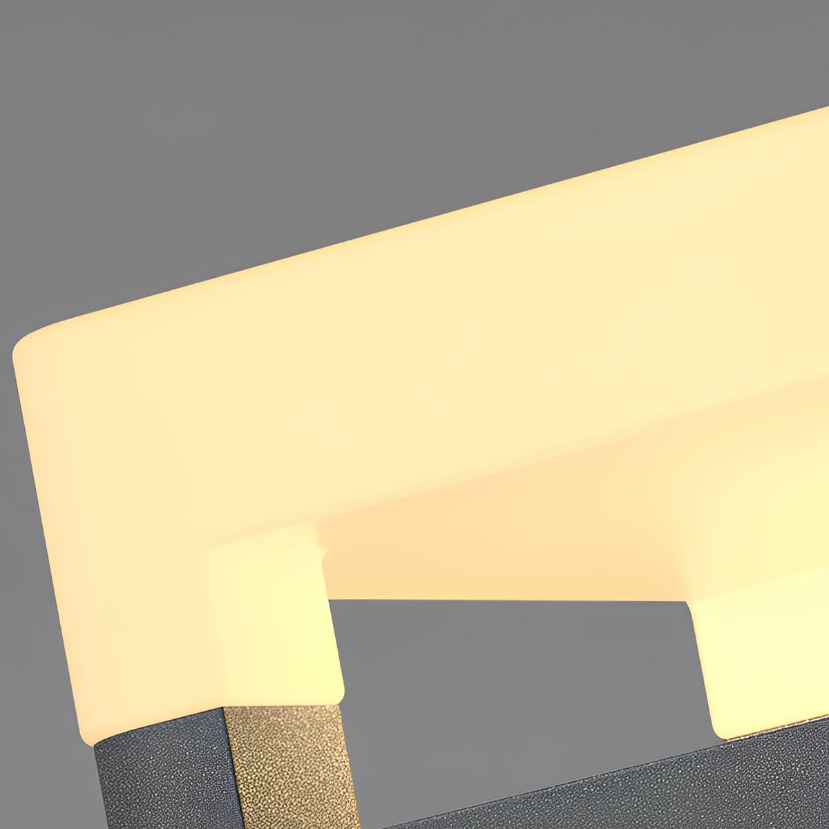 Modern Minimalist Waterproof Solar Square LED Outdoor Post Lights - Flyachilles