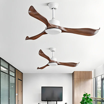 Modern Minimalist Wing - inspired Blade DC Motor Reverse Ceiling Fan - Flyachilles