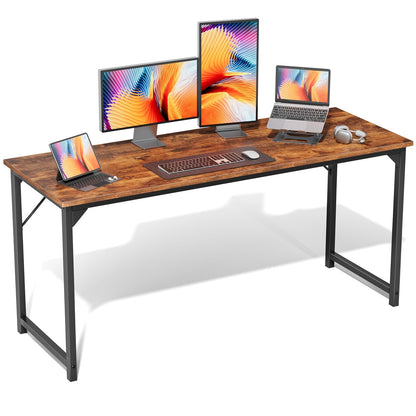 Modern Minimalist Wood Computer Desk for Home Office - Flyachilles