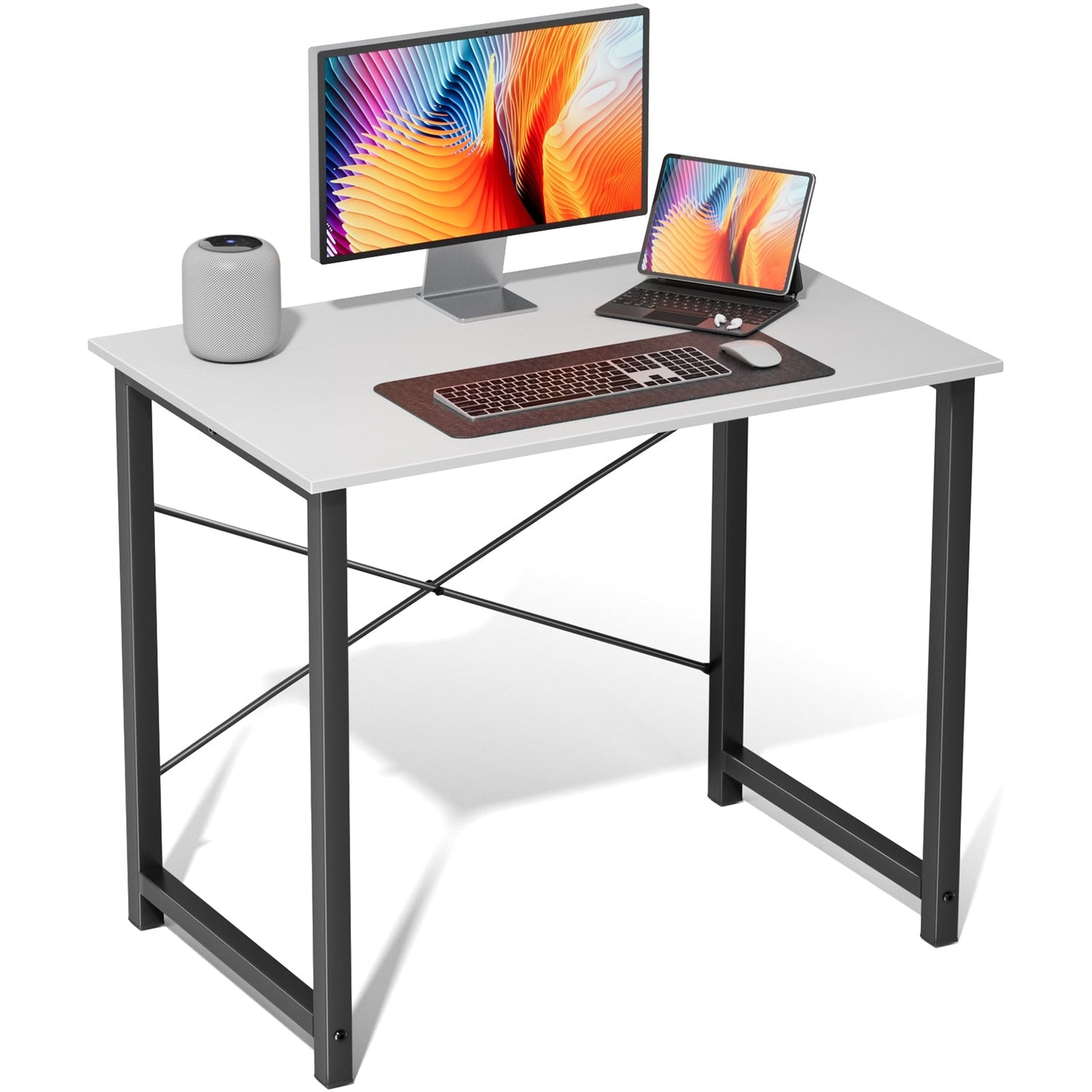 Modern Minimalist Wood Computer Desk for Home Office - Flyachilles