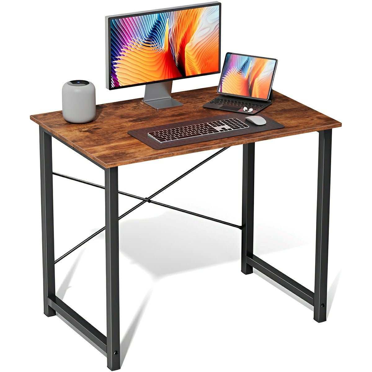 Modern Minimalist Wood Computer Desk for Home Office - Flyachilles