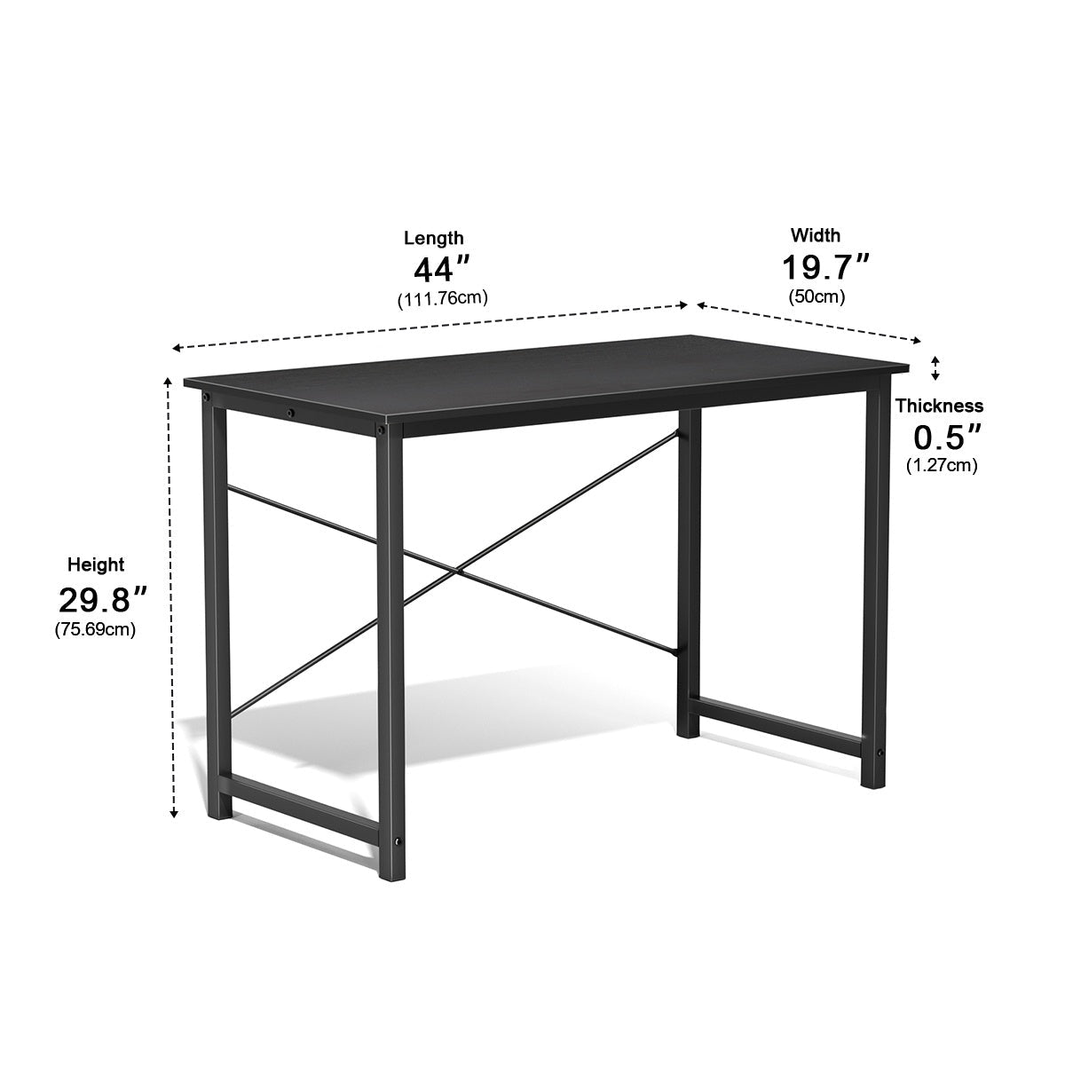 Modern Minimalist Wood Computer Desk for Home Office - Flyachilles