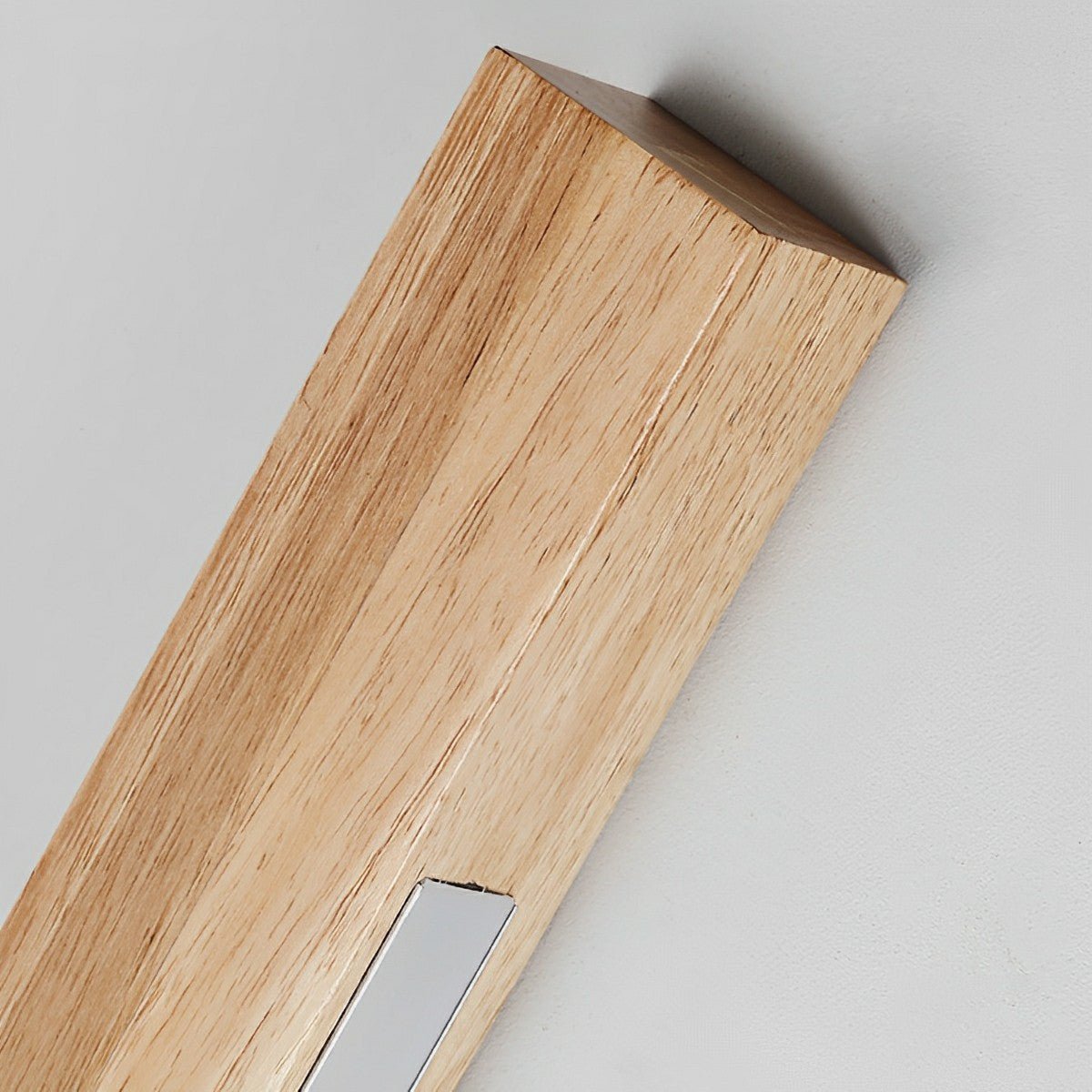 Modern Minimalist Wood Double - Sided Lighting LED Long Strip Indoor Wall Sconce - Flyachilles