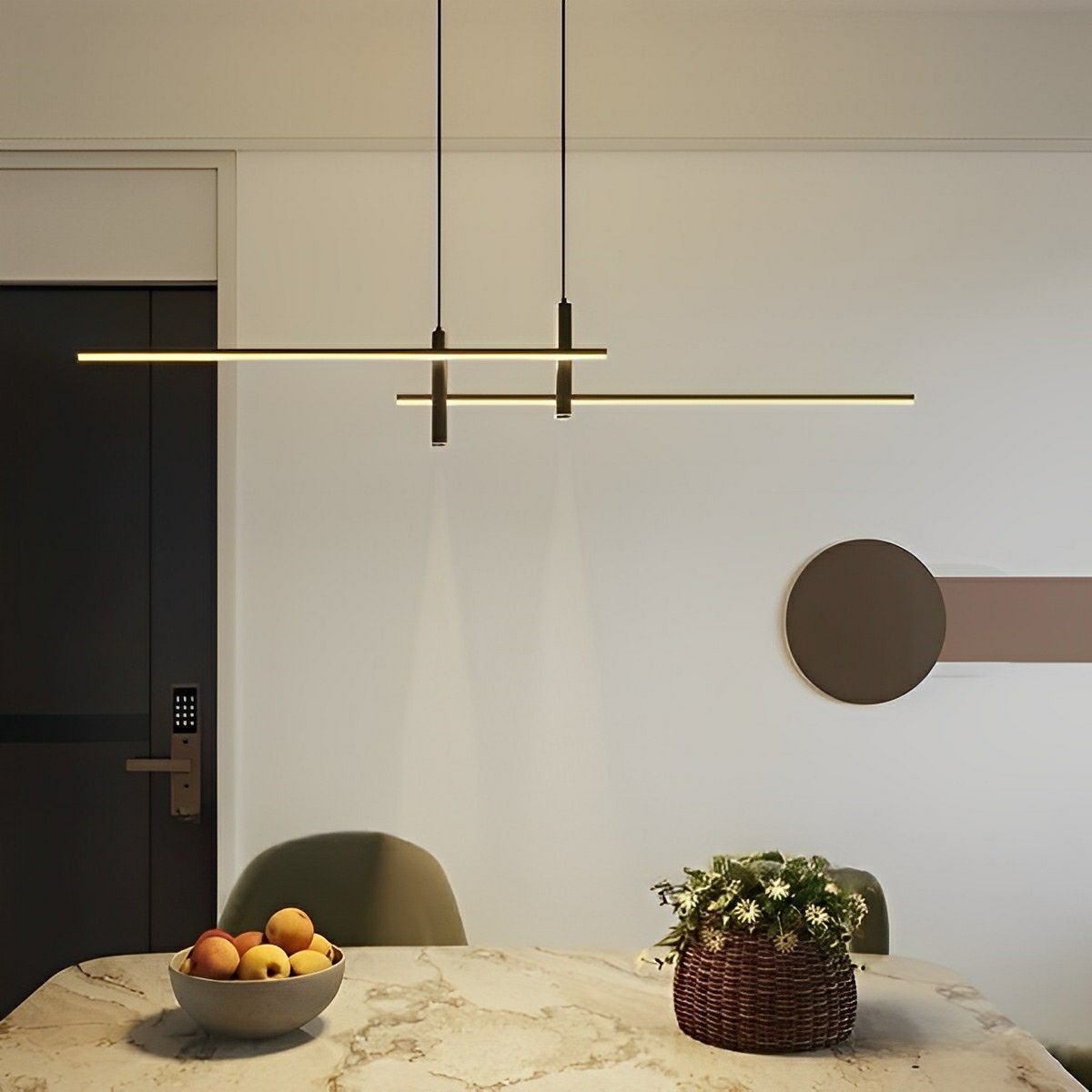 Modern MinimalistLED Long Strip Indoor Pendant Lights - Flyachilles