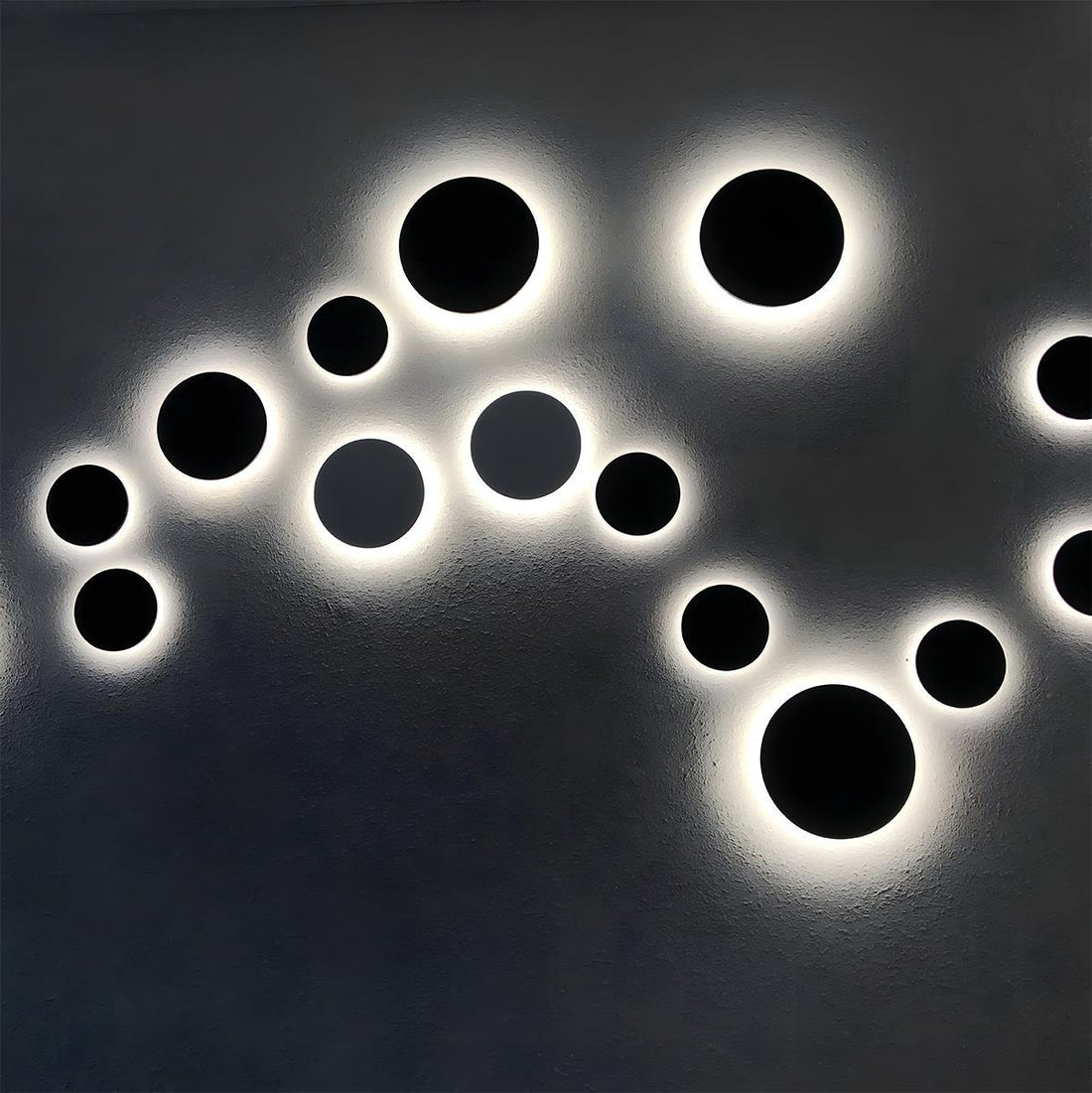 Modern Moon Eclipse Creative LED Indoor Wall Sconce - Flyachilles