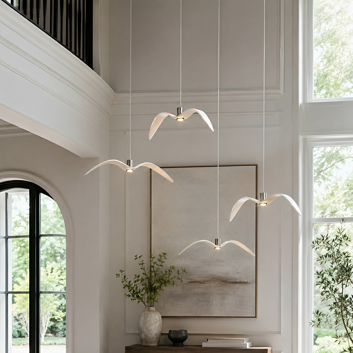 Modern Outdoor Waterproof Seagull Bird LED Ceiling Pendant Lights - Flyachilles