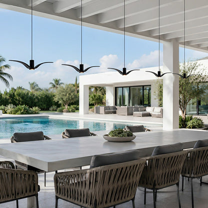 Modern Outdoor Waterproof Seagull Bird LED Ceiling Pendant Lights - Flyachilles