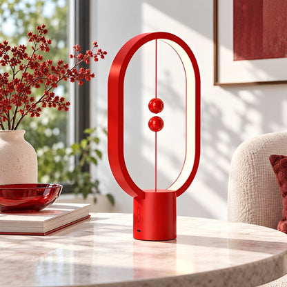 Modern Oval LED Table Lamp Rechargeable Dimmable - Flyachilles