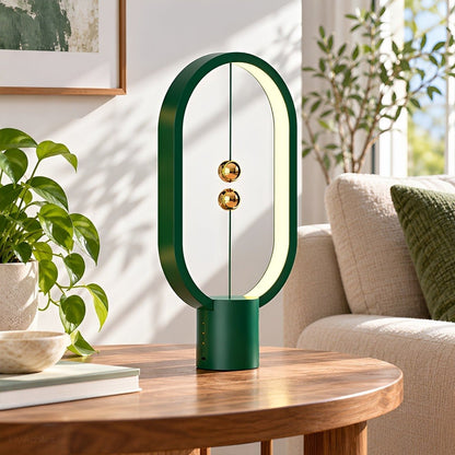 Modern Oval LED Table Lamp Rechargeable Dimmable - Flyachilles