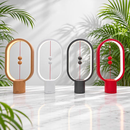 Modern Oval LED Table Lamp Rechargeable Dimmable - Flyachilles