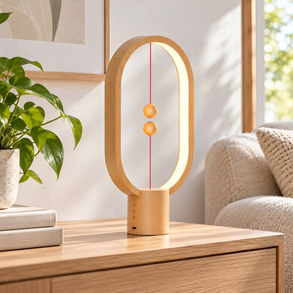 Modern Oval LED Table Lamp Rechargeable Dimmable - Flyachilles