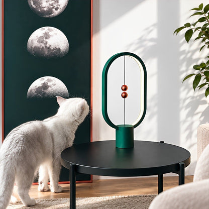 Modern Oval LED Table Lamp Rechargeable Dimmable - Flyachilles