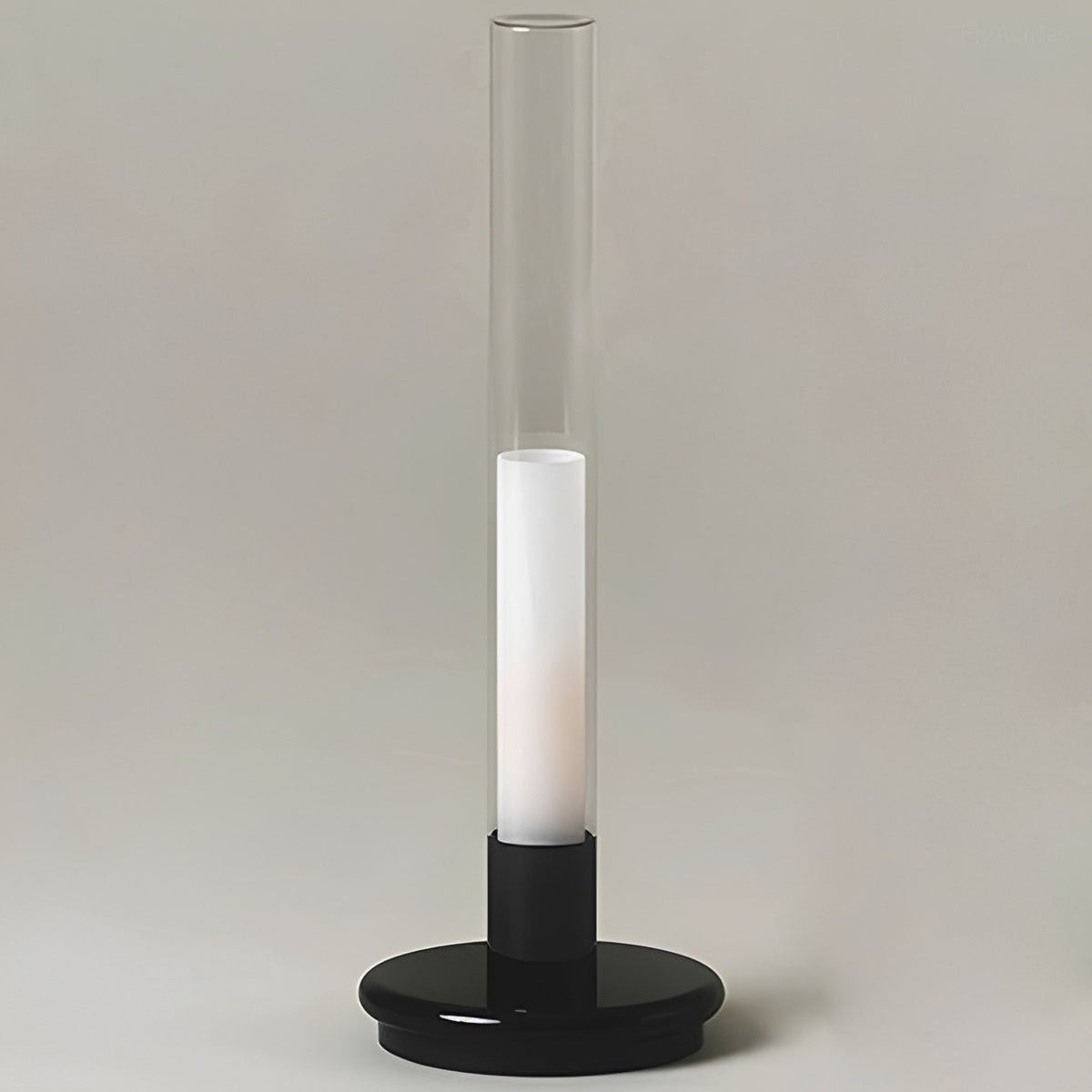Modern Rechargeable LED Table Lamp with Glass Tube Ambient Light - Flyachilles