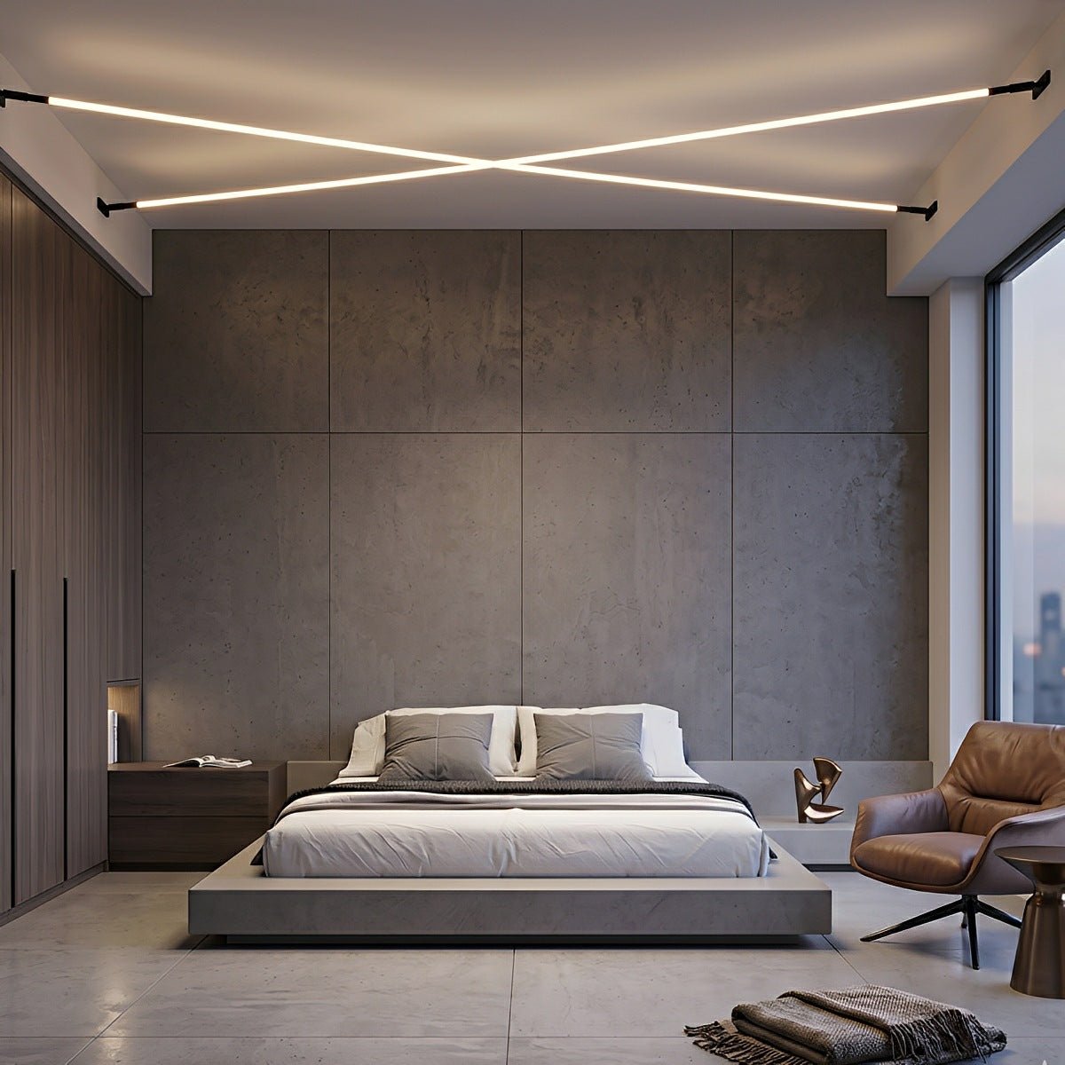 Modern Rotatable LED Strip Lights Linear Light - Flyachilles