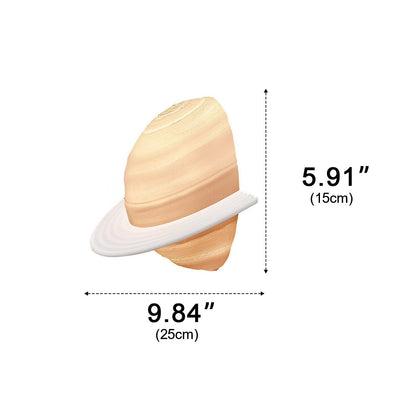 Modern Semicircle Saturn 3D Planet LED Indoor Wall Lights - Flyachilles