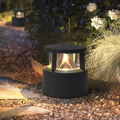 Modern Simple Outdoor Waterproof Pillar Lights Metal Aluminum Post Lights - Flyachilles