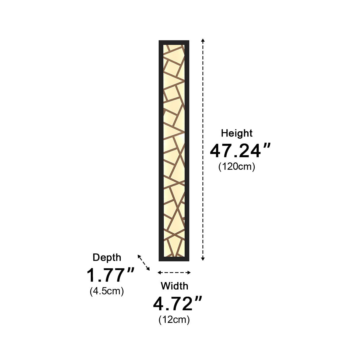 Modern Slim Waterproof Long Strip LED Outdoor Wall Lights - Flyachilles