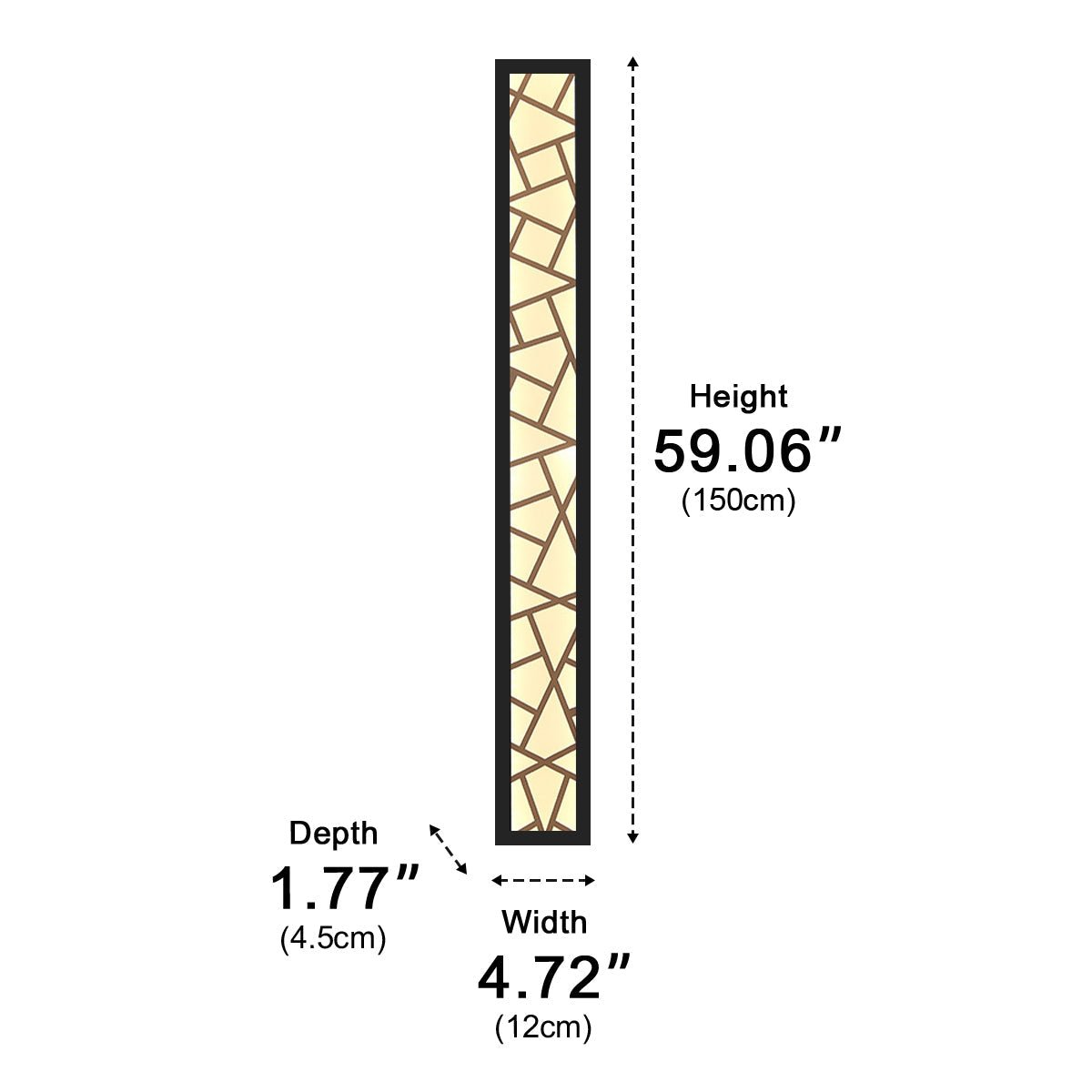 Modern Slim Waterproof Long Strip LED Outdoor Wall Lights - Flyachilles