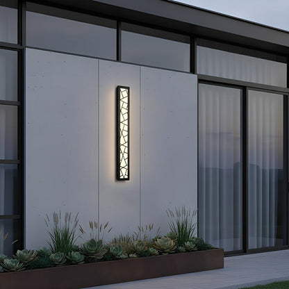 Modern Slim Waterproof Long Strip LED Outdoor Wall Lights - Flyachilles