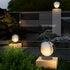 Modern Solar Waterproof Globe Planet LED Outdoor Post Lights - Flyachilles