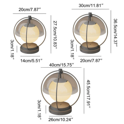 Modern Solar Waterproof Globe Planet LED Outdoor Post Lights - Flyachilles
