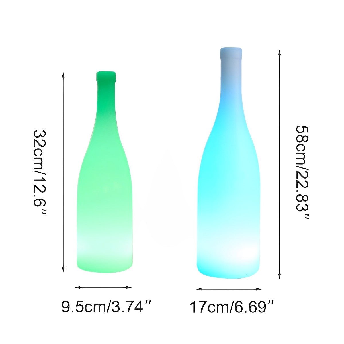 Modern Waterproof Beer Bottle RGB LED Table Lamp - Flyachilles