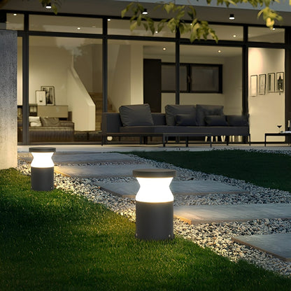 Modern Waterproof Cylinder Outdoor LED Lawn Pathway Lights - Flyachilles