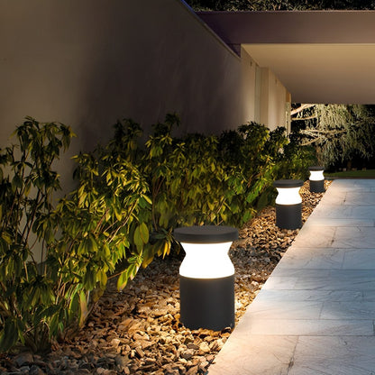 Modern Waterproof Cylinder Outdoor LED Lawn Pathway Lights - Flyachilles