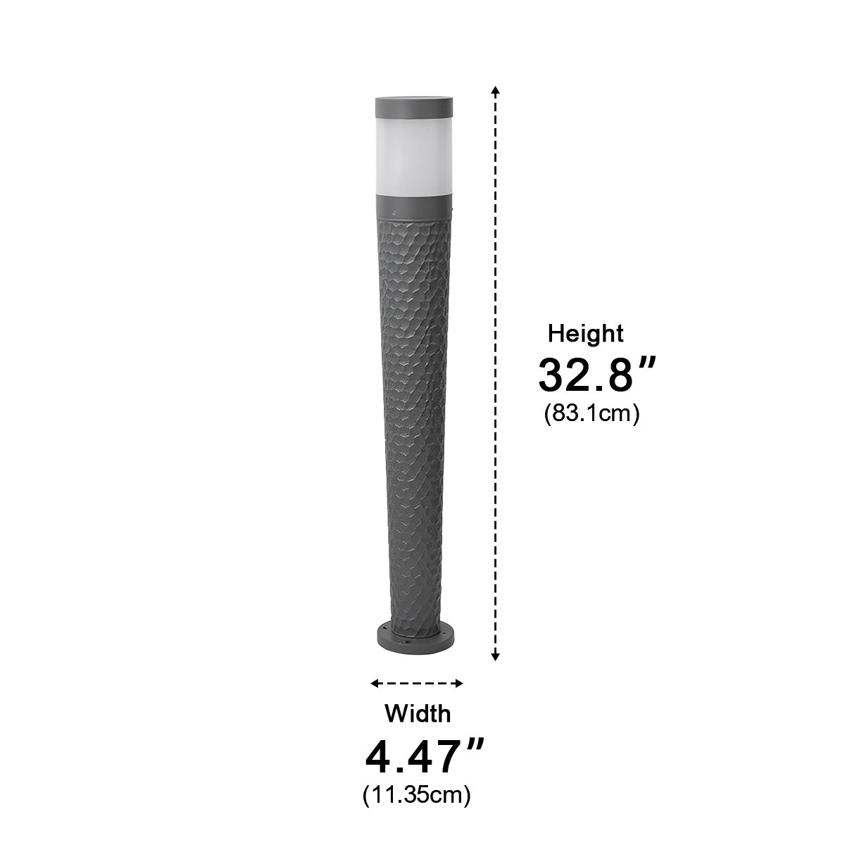 Modern Waterproof Cylinder Outdoor LED Lawn Pillar Lights - Flyachilles