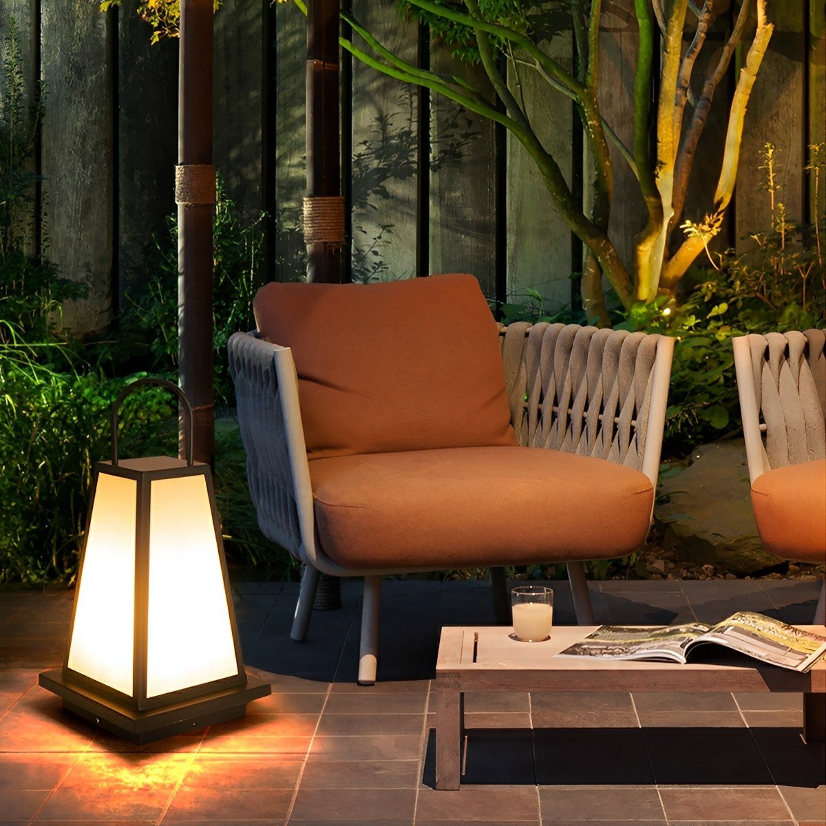 Modern Waterproof LED Outdoor Floor Lamp Lantern - Flyachilles