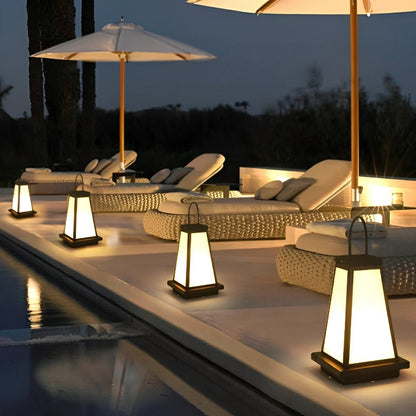 Modern Waterproof LED Outdoor Floor Lamp Lantern - Flyachilles