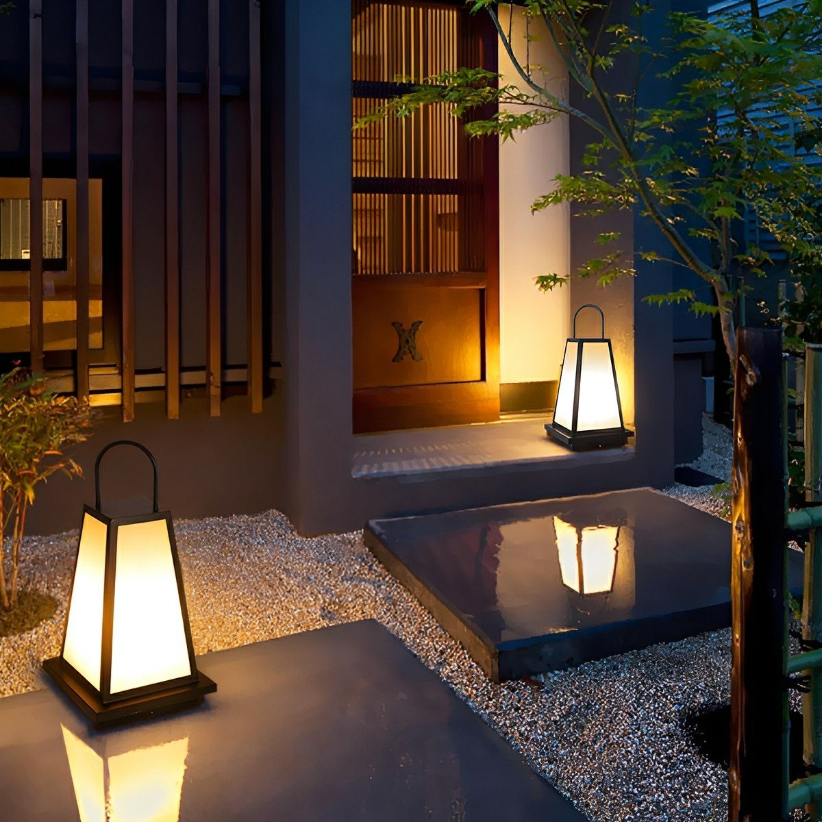 Modern Waterproof LED Outdoor Floor Lamp Lantern - Flyachilles