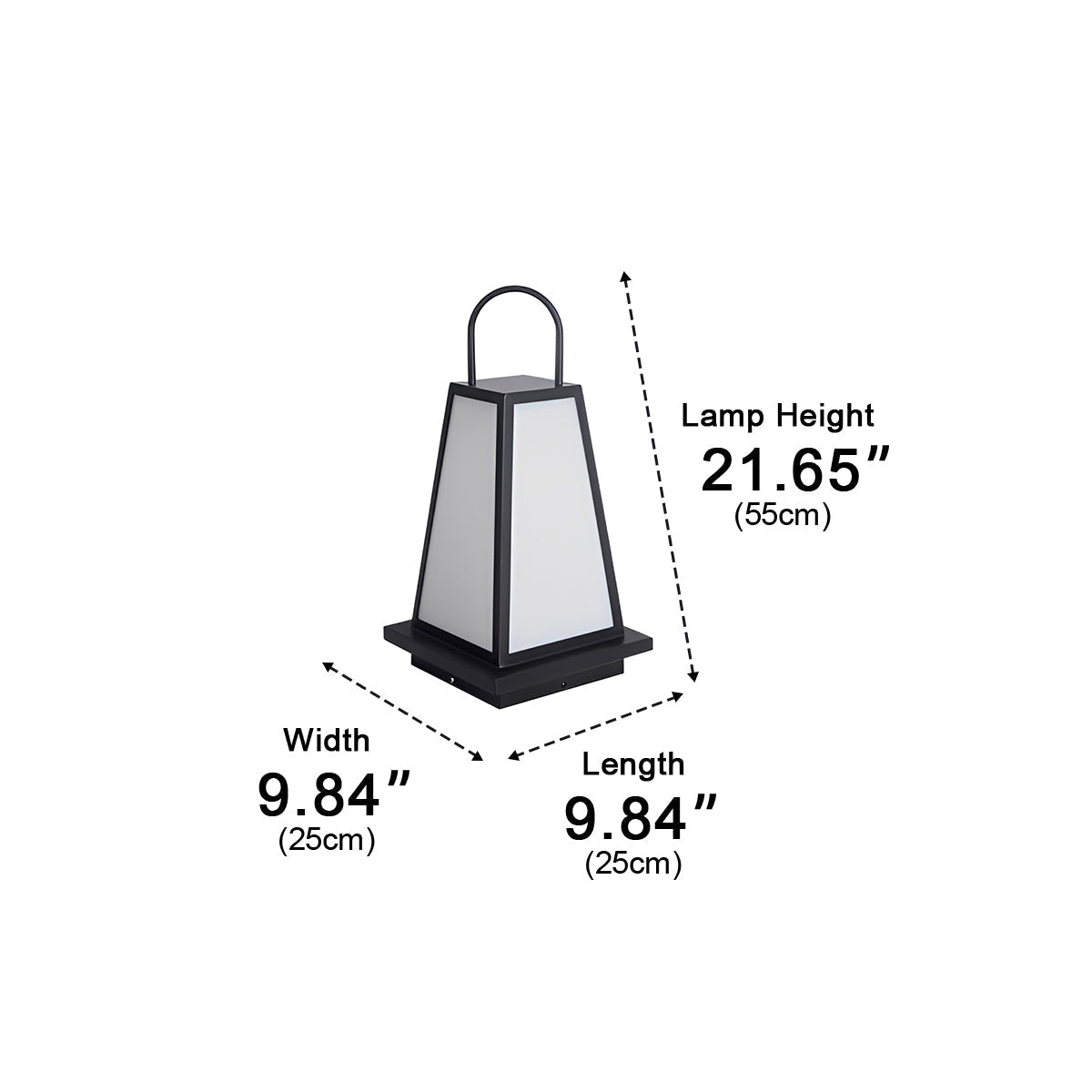 Modern Waterproof LED Outdoor Floor Lamp Lantern - Flyachilles
