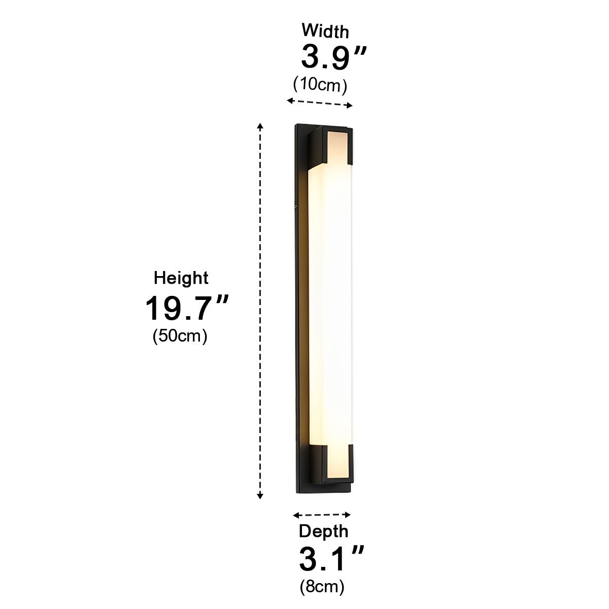 Modern Waterproof Linear Strip LED Outdoor Wall Lights - Flyachilles