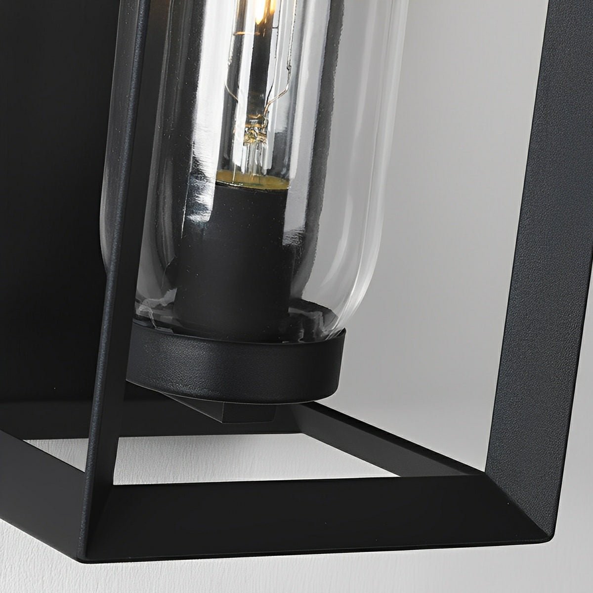 Modern Waterproof Rectangular Glass - Lampshade Outdoor LED Porch Wall Lights - Flyachilles