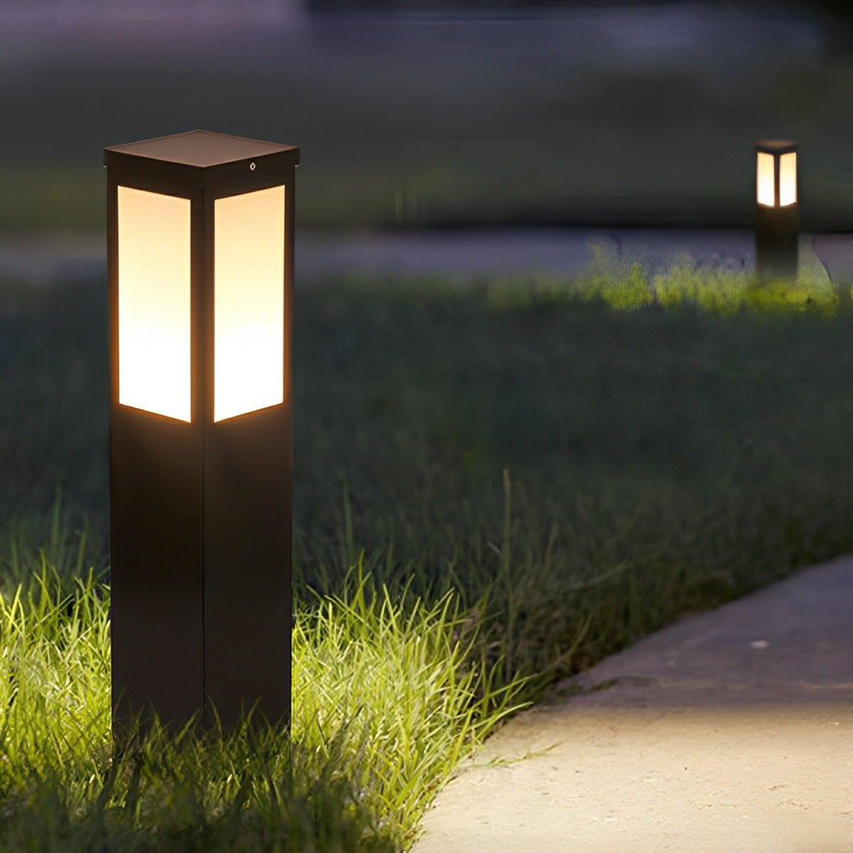 Modern Waterproof Rectangular Outdoor LED Landscape Path Lights - Flyachilles
