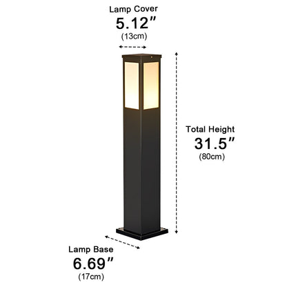 Modern Waterproof Rectangular Outdoor LED Landscape Path Lights - Flyachilles