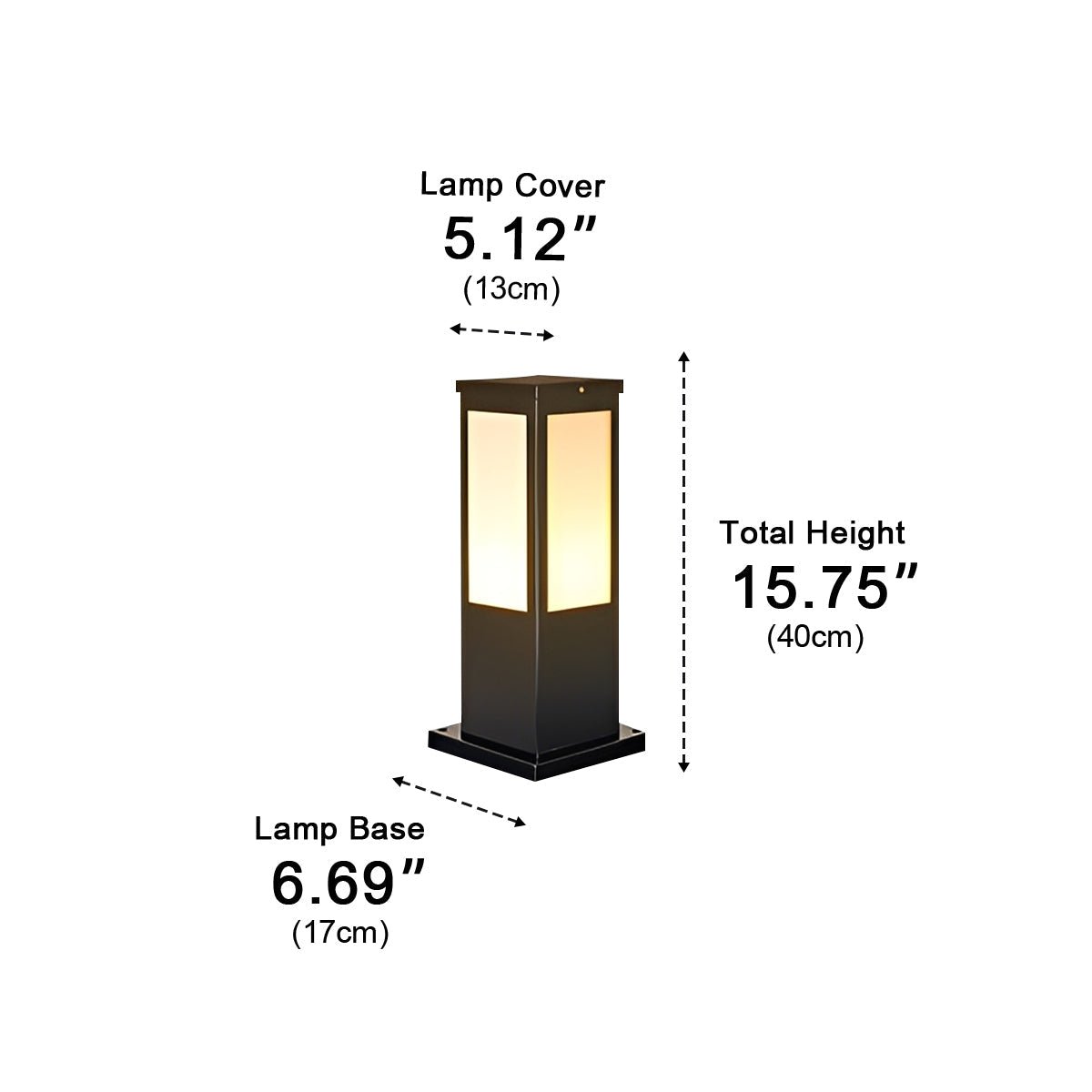 Modern Waterproof Rectangular Outdoor LED Landscape Path Lights - Flyachilles