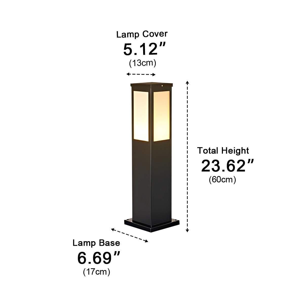 Modern Waterproof Rectangular Outdoor LED Landscape Path Lights - Flyachilles