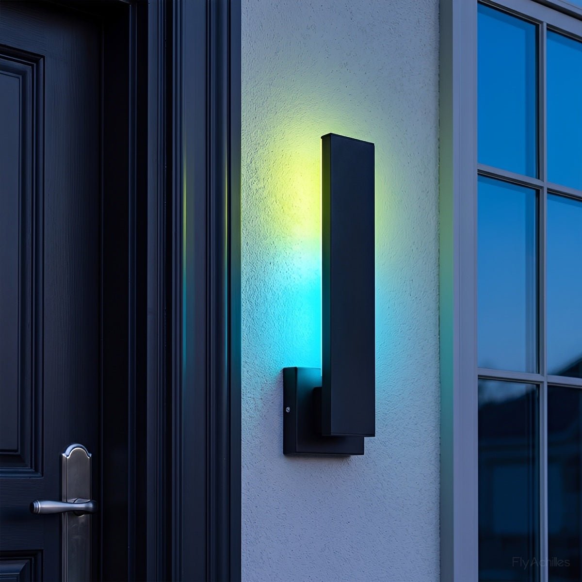 Modern Waterproof RGB LED Outdoor Wall Light Smart Dimmable - Flyachilles