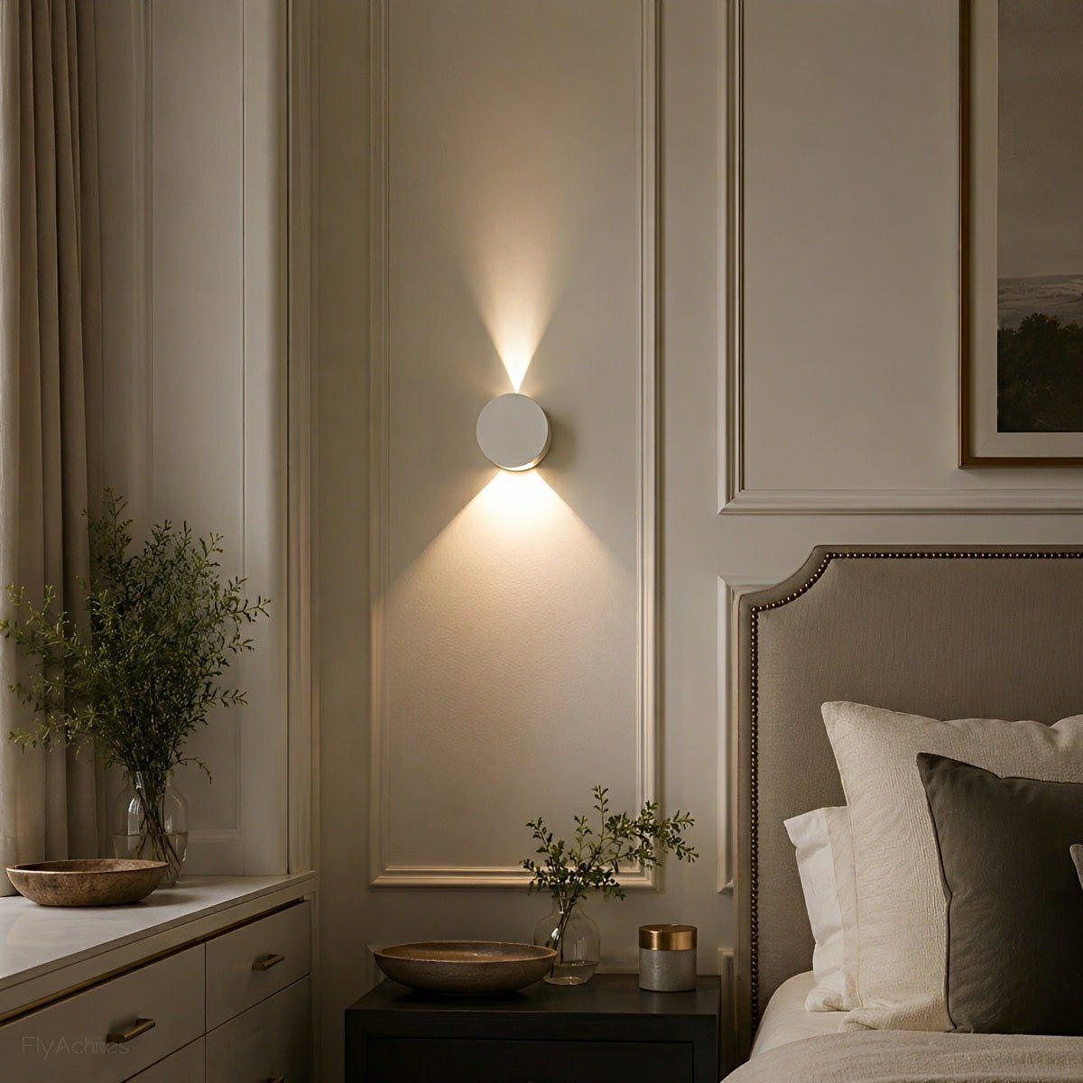 Modern Waterproof Round Up and Down Lights LED Wall Lights - Flyachilles