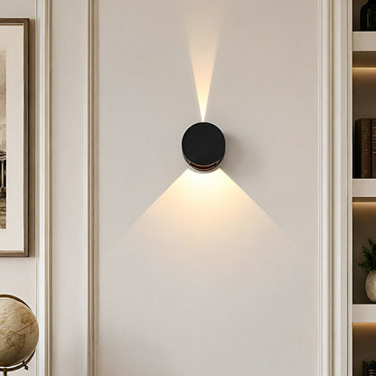Modern Waterproof Round Up and Down Lights LED Wall Lights - Flyachilles