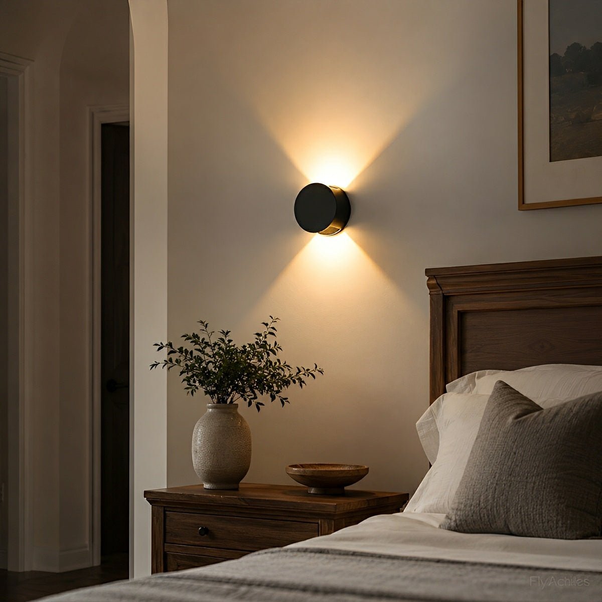 Modern Waterproof Round Up and Down Lights LED Wall Lights - Flyachilles